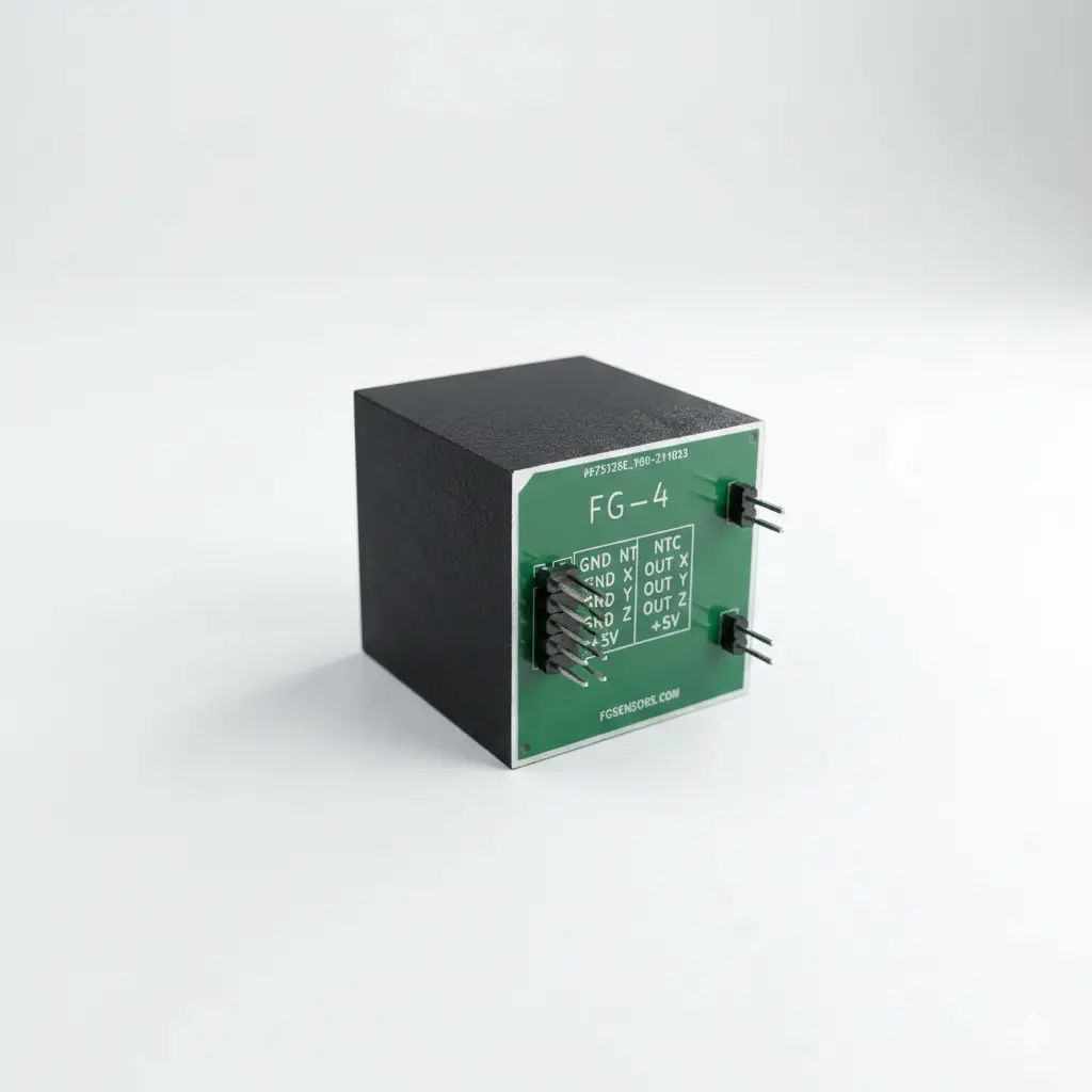 FG-4 3-Axis Fluxgate Magnetometer Sensor